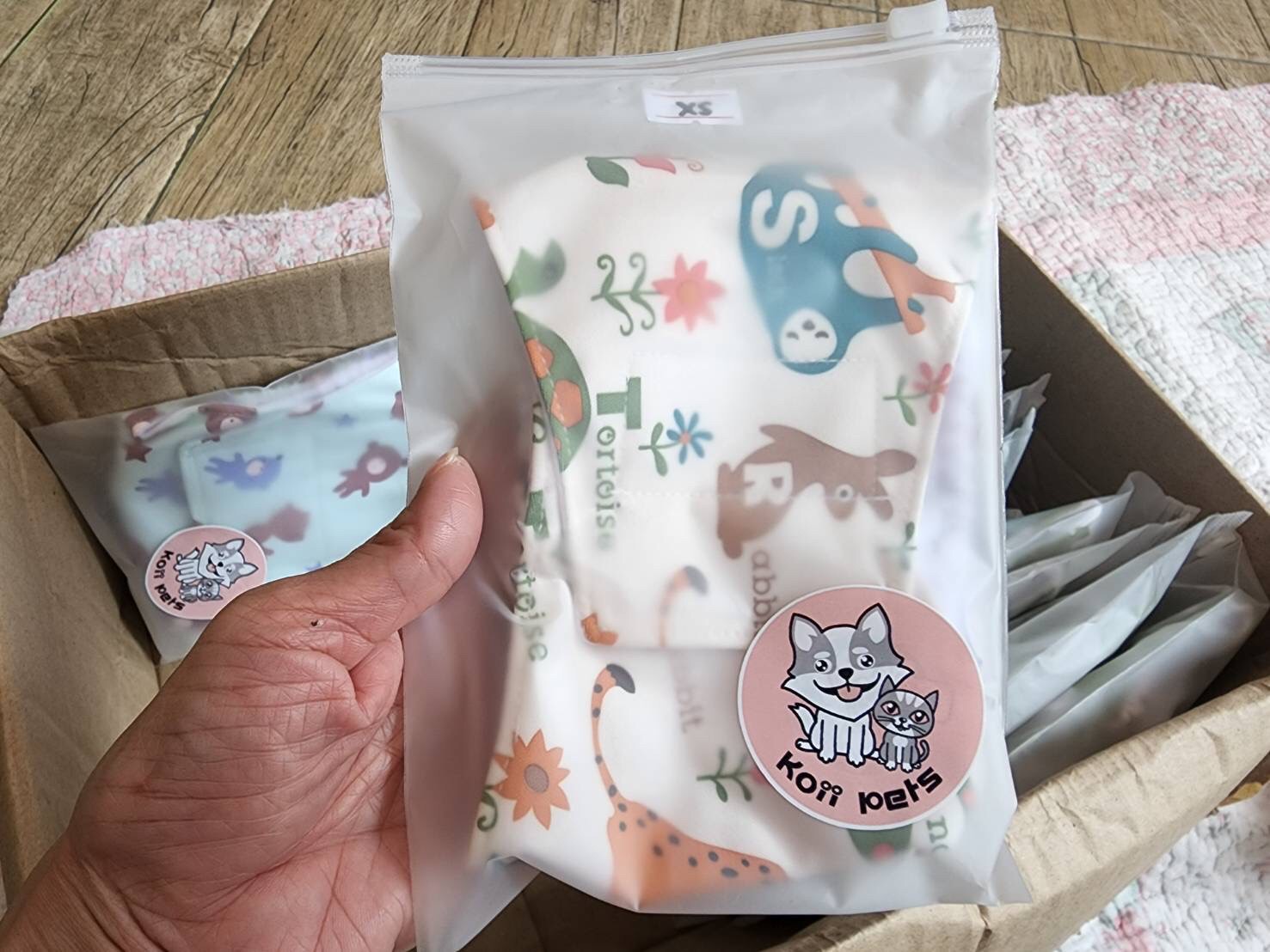 โอบิอนามัยแบบซักได้ สำหรับสุนัขเพศผู้ ไซส์XS กว้าง12cm. ยาว35cm. (รวมส่ง)