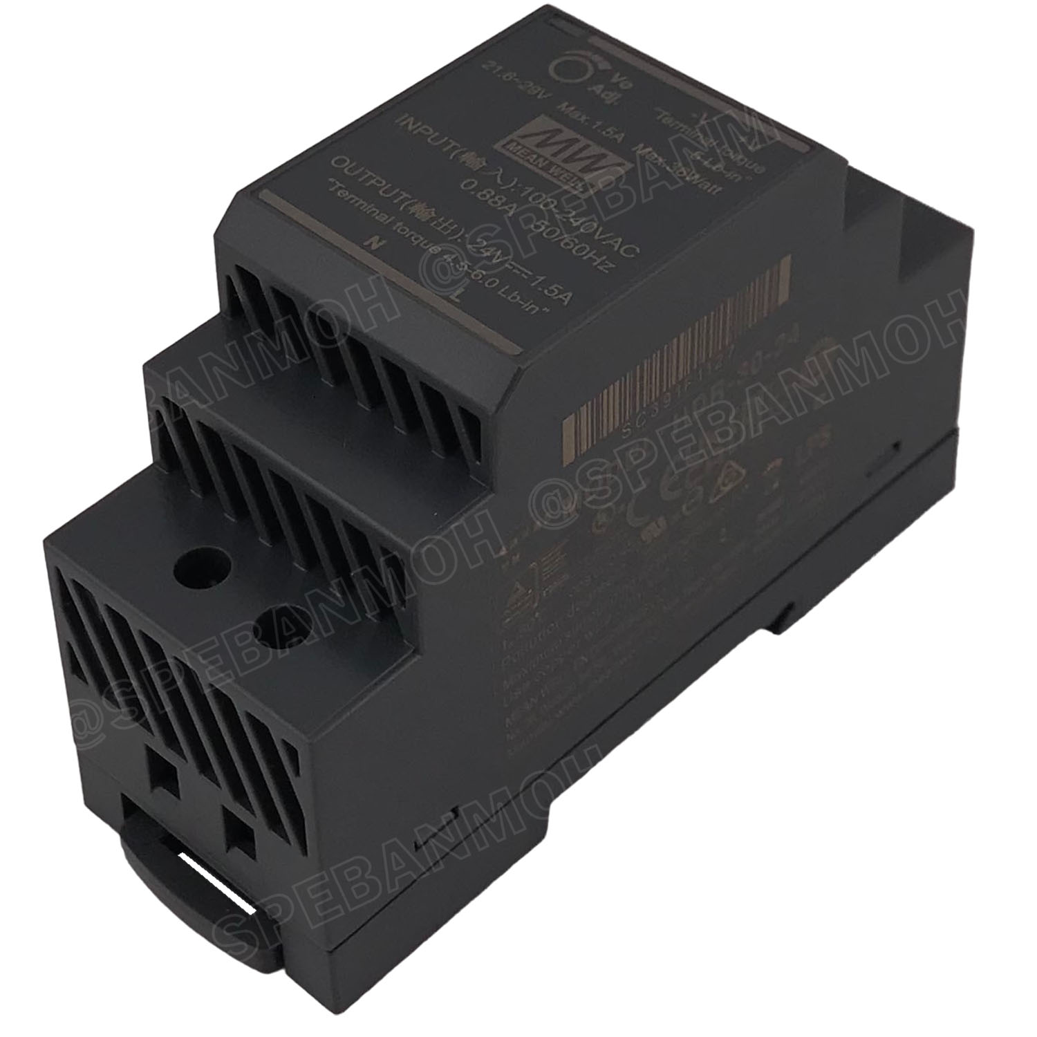 [ 1เครื่อง ] HDR-30-24 พาวเวอร์ซัพพลาย 24V 1.5A MEAN WELL 30W HDR Ultra Slim Step Shape DIN Rail สวิทชชิ่ง ยึดรางปีกนก INPUT 85-264VAC OUTPUT 24V สวิทชิ่ง เมนเวล 24โวตท์ สำหรับ DIN Rail มีนเวล บอร์ดแปลงไฟ หม้อแปลงไฟ AC to DC