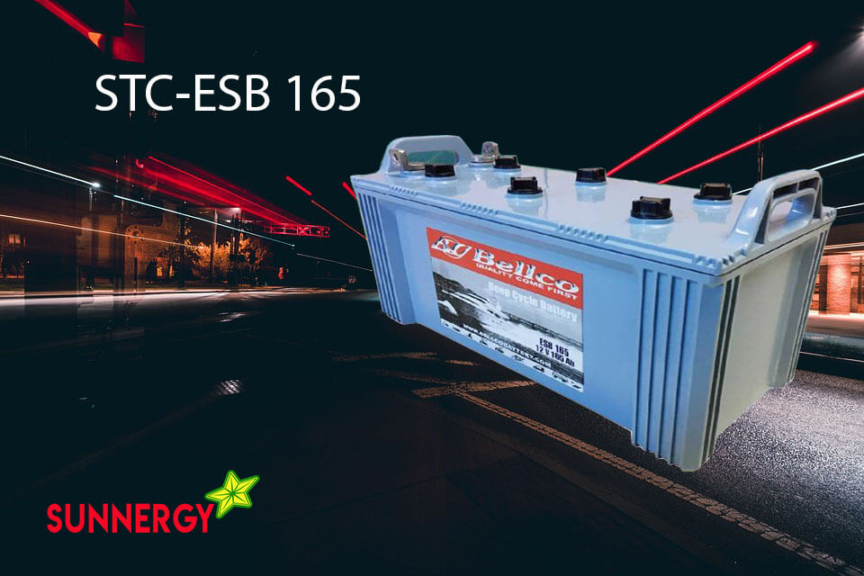 แบตเตอรี่โซล่าเซลล์ STC-ESB 165