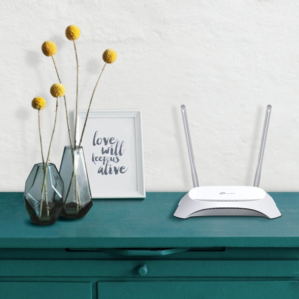 TP-LINK TL-MR3420 เราเตอร์แบบเสียบแอร์การ์ด (3G/4G Wireless N Router) รับประกันศูนย์ไทย