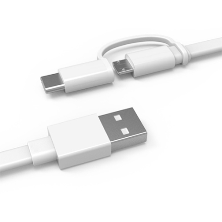 สายชาร์จแท้ 2in1 HUAWEI AP55S MicroUSB/Type-C 2A III รับประกัน 1 ปี