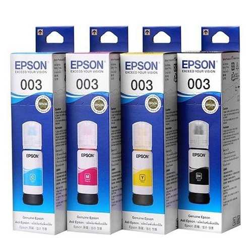 หมึกแท้ epson 003 ใช้กับเครื่องปริ้นรุ่น Epson L1110/ L3100/ L5100/ L1200/ L3200/ L5200