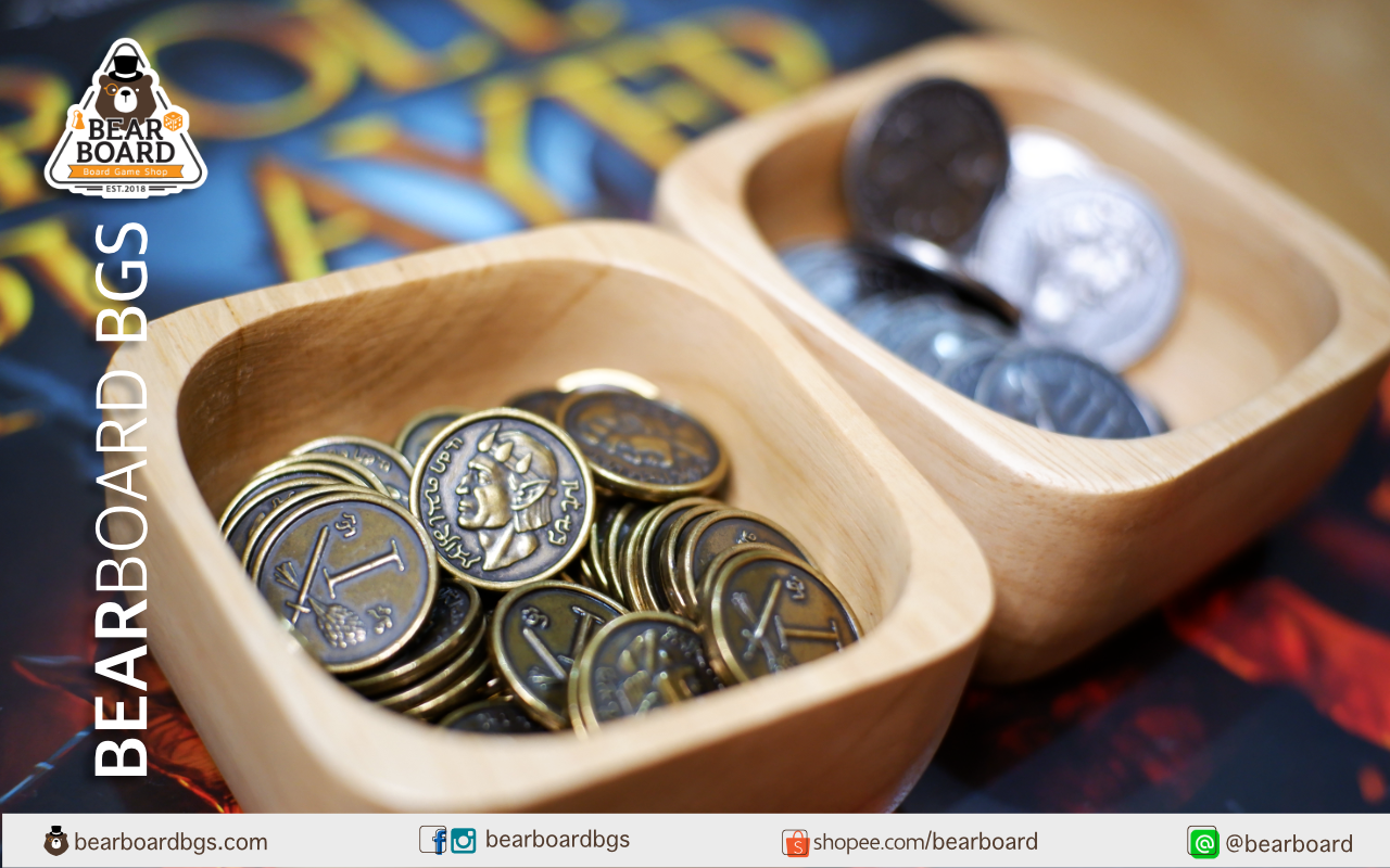 Roll Player Custom Metal Coin Set เหรียญเหล็ก- อุปกรณ์เสริม