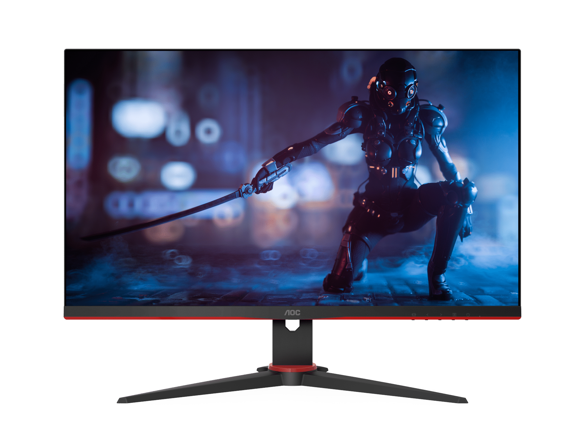 AOC 24G2E 23.8" FreeSync Premium Gaming Monitor ประกันศูนย์ 3 ปี