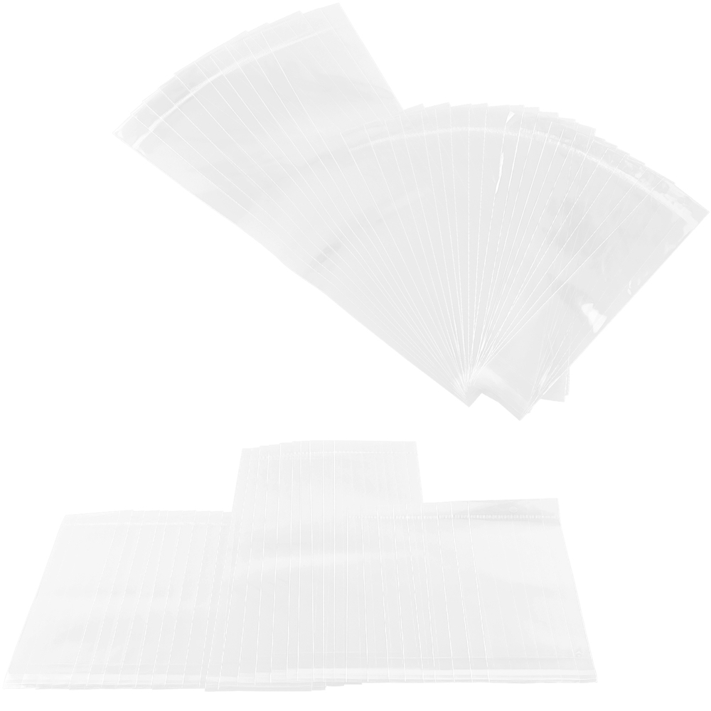 ถุงพลาสติกใส OPP มีูแขวน ขนาด 26.5~40x5~8cm แพ็ค 100 ใบ