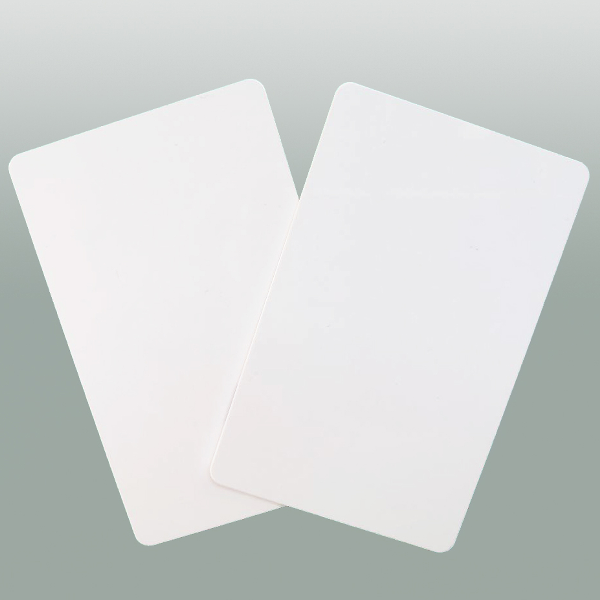 บัตรพลาสติกขาวเปล่า พีวีซี White blank PVC card ขนาด 0.76 mm. จำนวน 250 ใบ