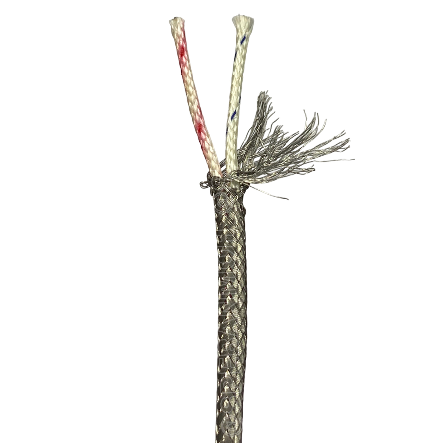 [ 100 เมตร ] TMC-K สายเซ็นเซอร์วัดอุณหภูมิ Thermocouple Wire 2Cx0.5sq.mm Type K 2คอร์ 0.5sq.mm สำหรับเครื่องวัดอุณหภูมิ และเครื่องควบคุมอุณหภูมิ Thermocouple Wire for Thermometer Meter and Temperature Control ไทป์เค สำเนา