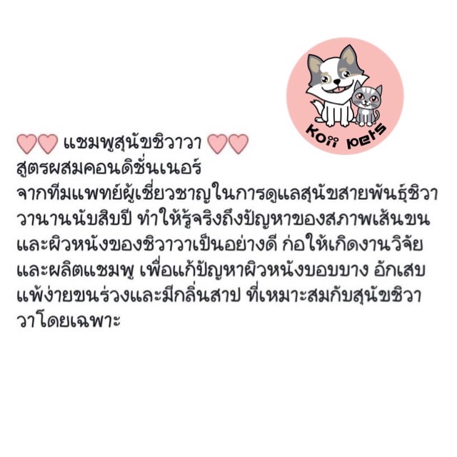 แชมพูชิวาวา ขวดเล็ก (รวมส่ง)