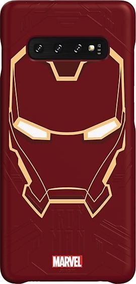 Case Samsung SMART COVER IRON MAN for Galaxy S10+ GP-G975HIFGHWB (RED)