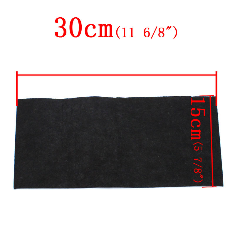 ผ้าสักหลาดอัดแข็งสีดำ หนา 1 มิล ขนาด 30x15cm 1 ชิ้น