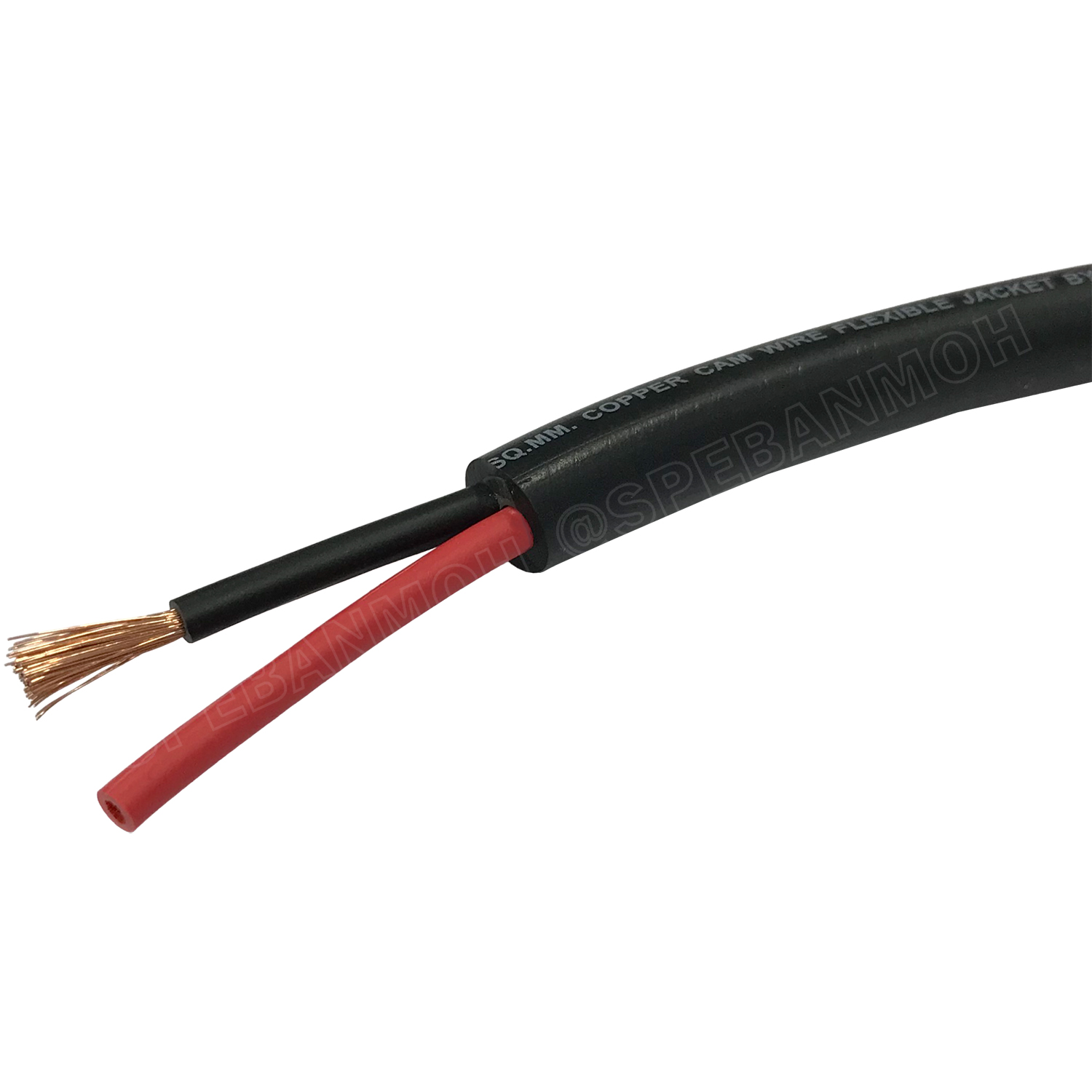 [ 100 เมตร ] สายลำโพง SSF-PA 2X2.5 ทองแดงผสม 2.5mm2 Speaker Cable 2C SSF สายPA เอสเอสเอฟ สายลำโพง PA สายไฟคู่ ทองแดงผสม สายไฟคู่ 2ไส้ สายต่อลำโพง สายสัญญาณเสียง Audio Cable สายต่อหัว สเป็คคอน สายลำโพงบ้าน ลวดทองแดง CCAM ลวดแมกนีเซียม เคลือบทองแดง