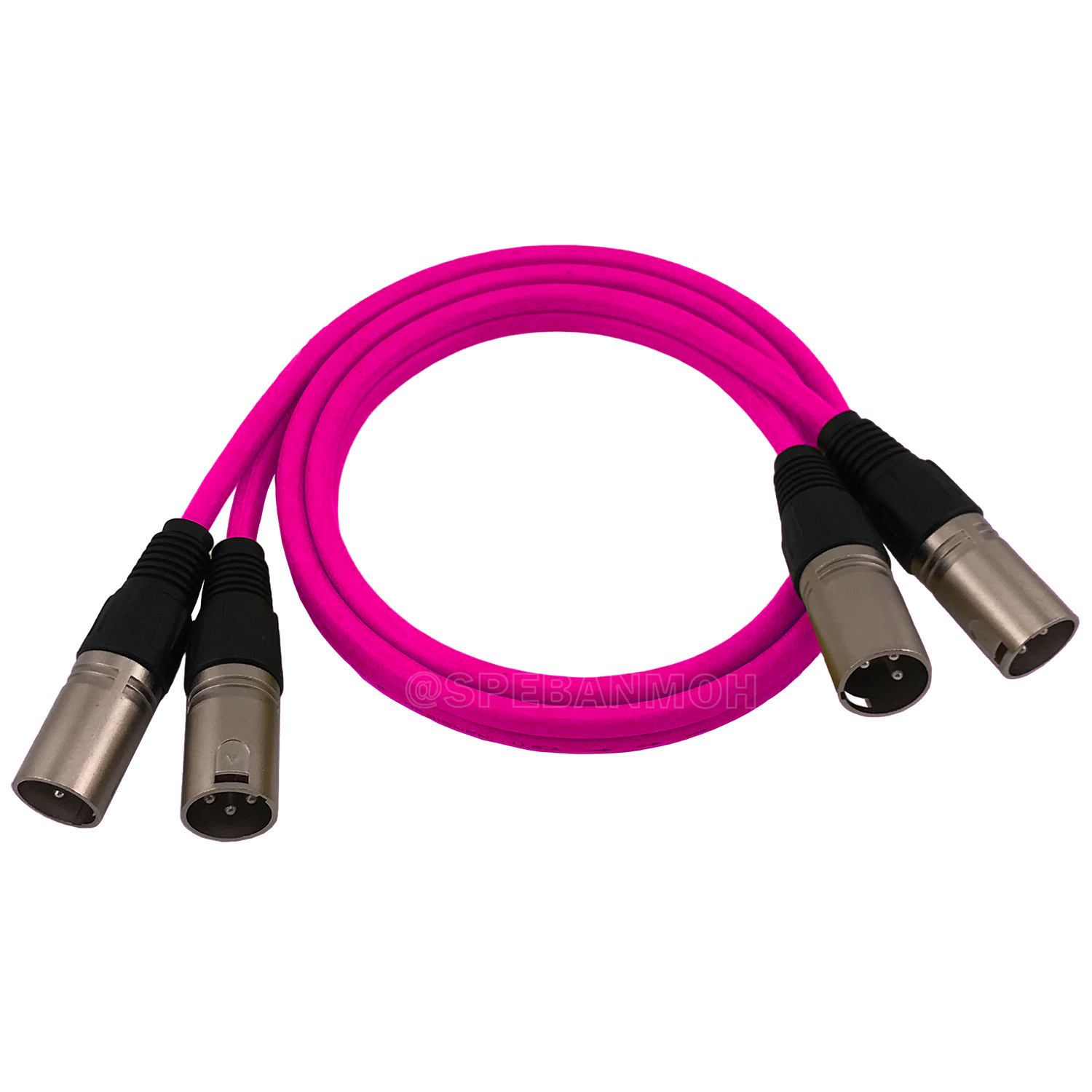 [ 1เส้น ] LT-ST-XLR-MM-PINK สายสัญญาณ 2ออก2 2XLR ผู้ ออก 2XLR ผู้ สายไมค์ XLR Cable สำเร็จรูป Cable Assembly 2 ออก 2 สายเครื่องเสียง สายซับ สายสัญญาณสเตอริโอ Audio Stereo Cable แจ็คสายสัญญาณเสียง สําหรับโฮมเธียเตอร์ Microphone Cable สายสัญญาณคู่ ทองแดงแท้