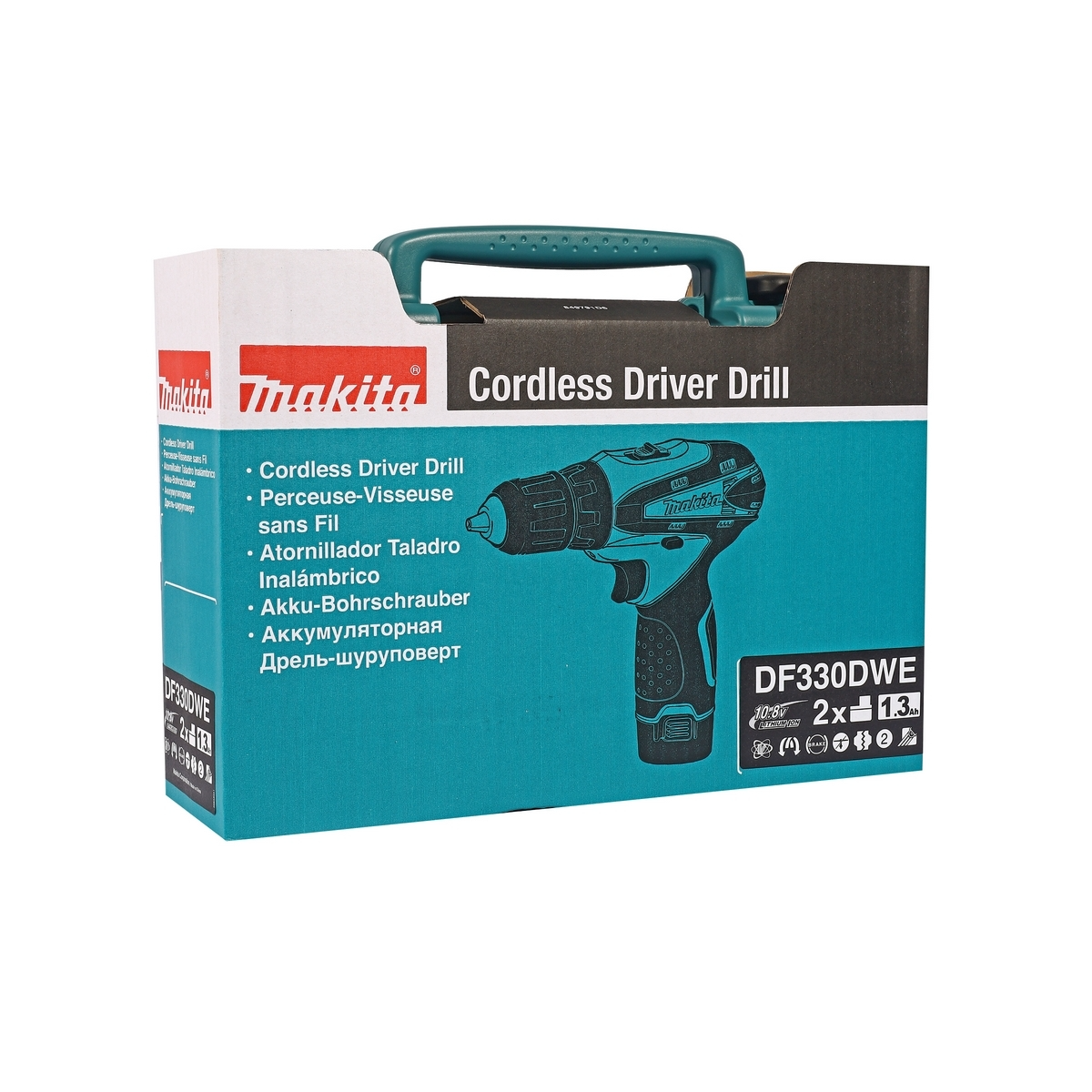 MAKITA สว่านไขควงไร้สาย 10.8V. 10มิล (3/8นิ้ว) รุ่น DF330DWE แบต 1.3Ah.x2 พร้อมแท่นชาร์จ