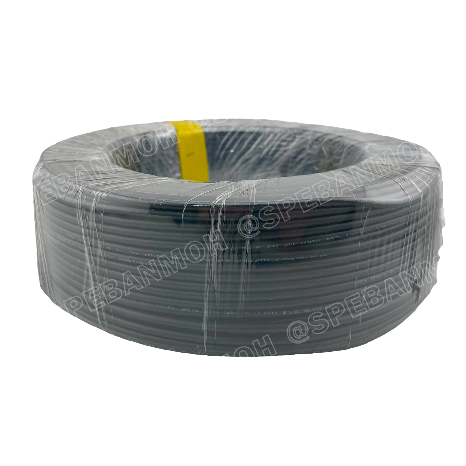 [ 100 เมตร ] S-SUPER VSF 1x4.0 sq.mm สีดำ Black ขนาด 4.0 sq.mm. สายไฟ่อ่อน วายริ่งตู้คอนโทรล วีเอสเอฟ สายไฟเดี่ยวแกนฝอย สายไฟ สายไฟอ่อน สายไฟอ่อนแกนฝอย สายอ่อน IEC02 450/750V VSF Flexible Cable VSF มาตรฐาน มอก TIS 11 สายอ่อน Flexible Cable สายคอนโทรล THW(