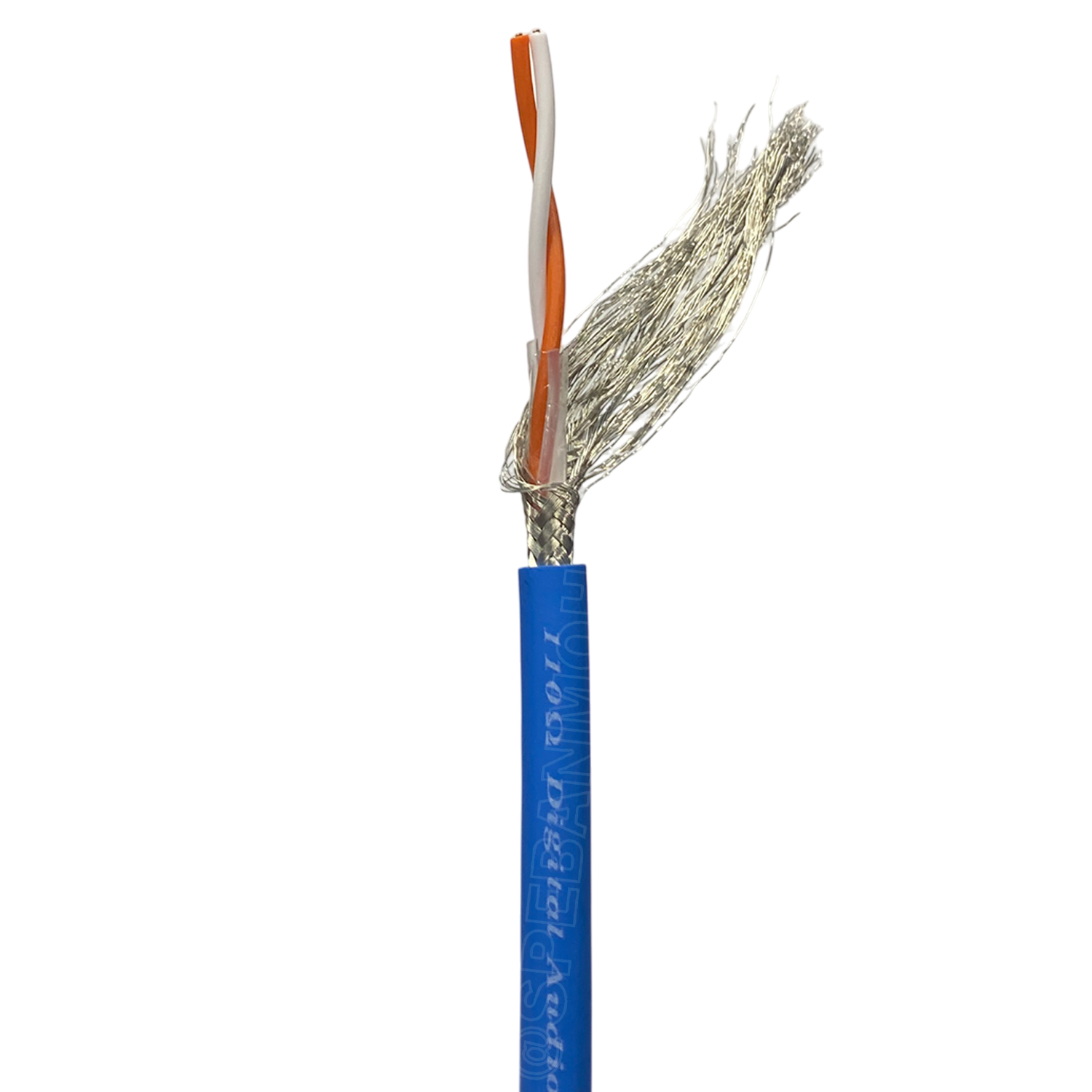 [ 1 เมตร ] DA202 Canare สายชีลด์ สายสัญญาณ DMX 25AWG AES/EBU Digital Audio 110 ohm สายสัญญาณเสียง แบบดิจิตอล Digital Cable 2Cx25AWG งานระบบแสง ไฟพาร์ Audio Cable AES EBU สายทองแดงแท้ Copper Wire