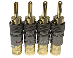 BNN-027 ∅4 mm ปลั๊กกล้วย/บานานา (Banana plug) ชุบทอง N/A