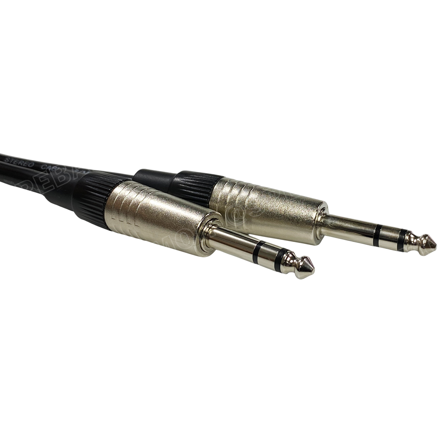 [ 1 เส้น ] SSF-ST-MIC-MIC สายสัญญาณ ไมค์ สเตอริโอ หัวท้าย สายสัญญาณ 6.35mm Stereo Cable TRS to TRS 1/4" สาย PHONE STEREO สายไมค์สเตอริโอ สายแจ็คไมค์สเตอริโอ สายสัญญาณสำเร็จรูป Shield Stereo Cable ลวด CCAM