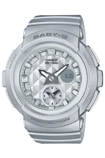 CASIO BABY-G รุ่น BGA-195-8ADR สีเทา สินค้าของเเท้ รับประกันศูนย์ CMG
