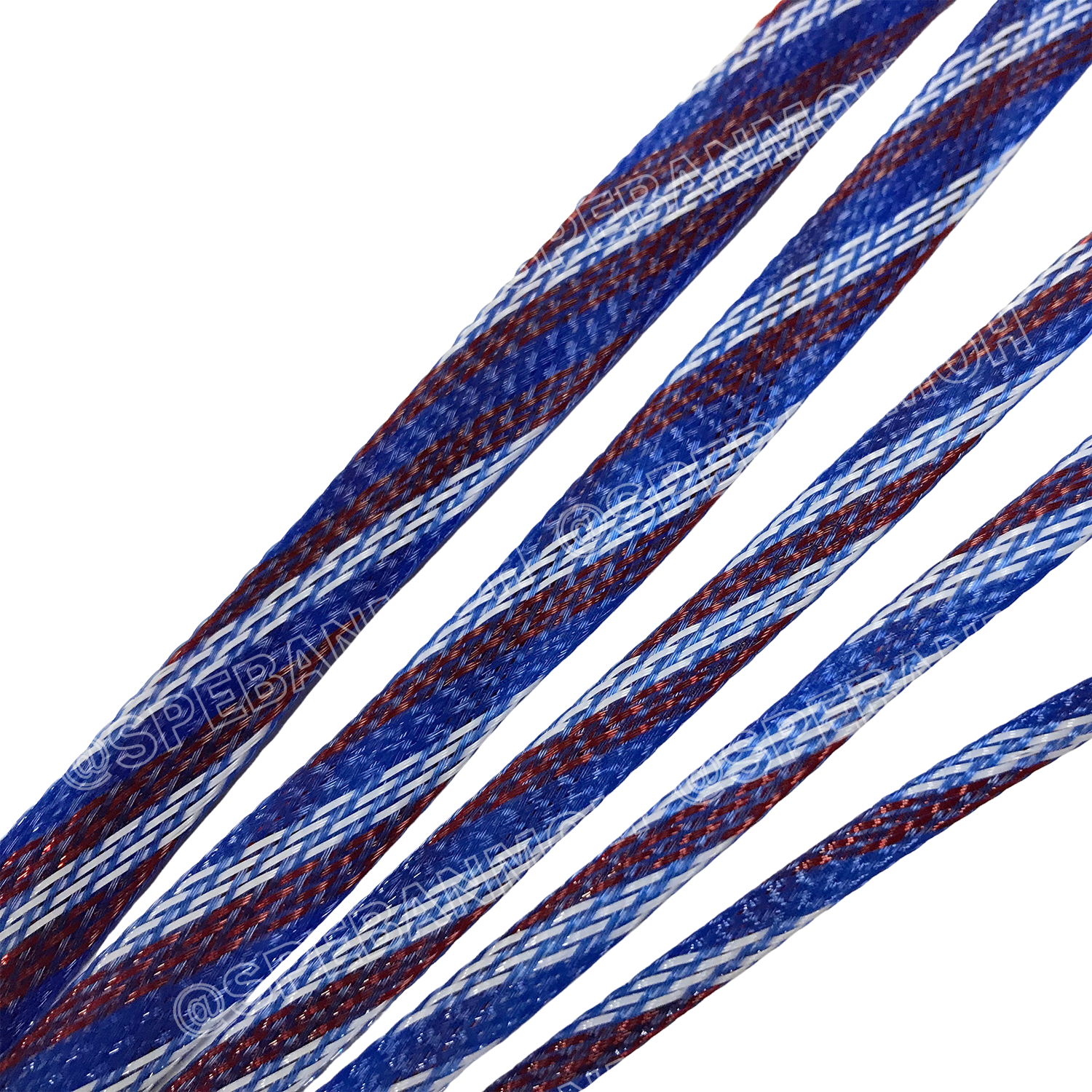 [ 5เมตร ] สายถัก 8mm ลาย 009-1 Cable Sleeving 8มิล Expandable Braided Cable Sleeving ปลอกหุ้มสายไฟไนล่อน อย่างหนา ทนความร้อน Cable Sleeving ปลอกหุ้มสายไฟไนล่อน เก็บสายไฟ อย่างหนา ทนความร้อน ท่อเก็บสายไฟ ปลอกตาข่ายหุ้มสายไฟ สำหรับเก็บสายไฟ รถยนต์ รถมอเตอร์