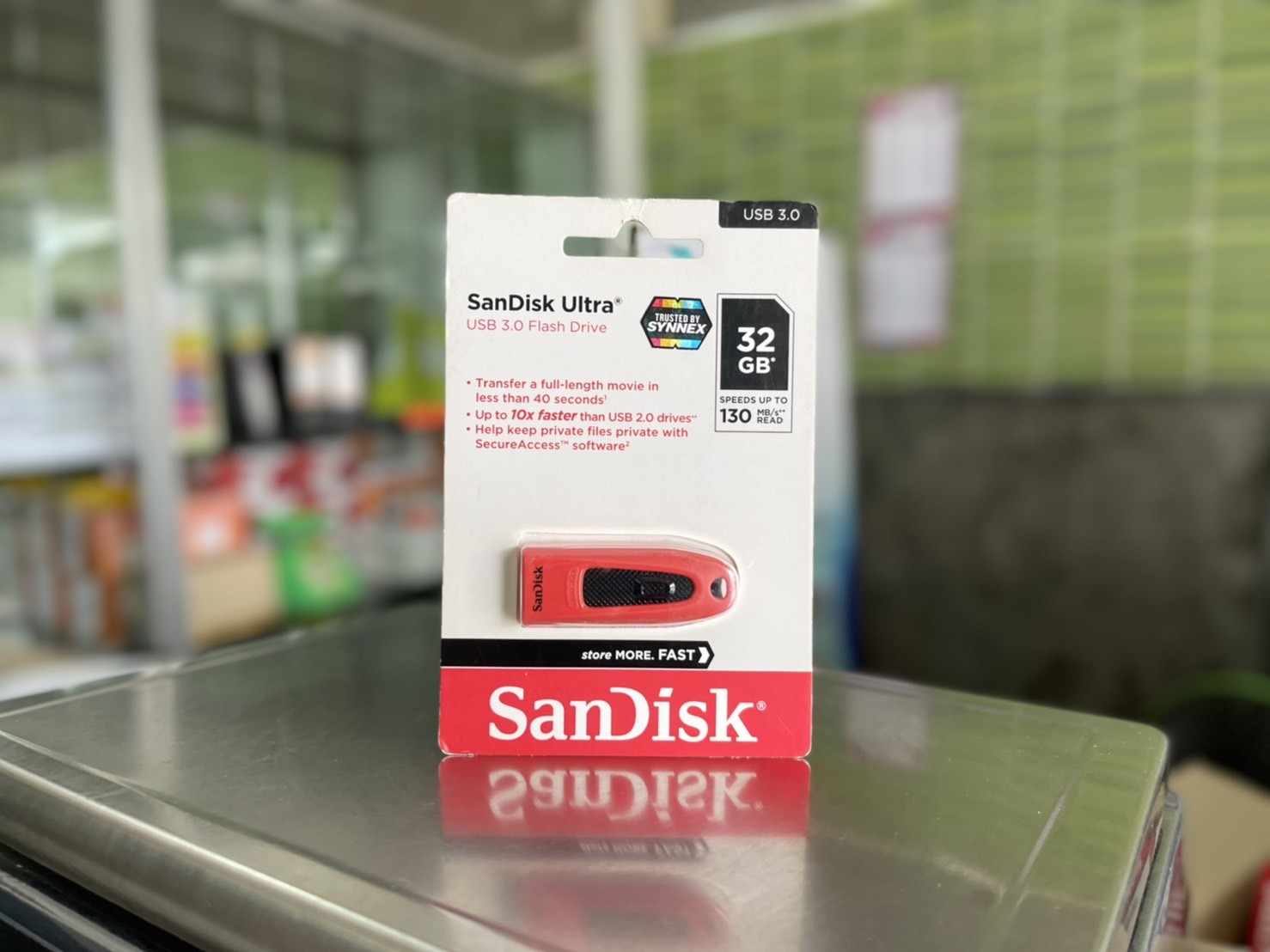 แฟลชไดร์ฟ SanDisk Ultra Fit™ USB 3.0 (SDCZ48) รับประกัน 5 ปี