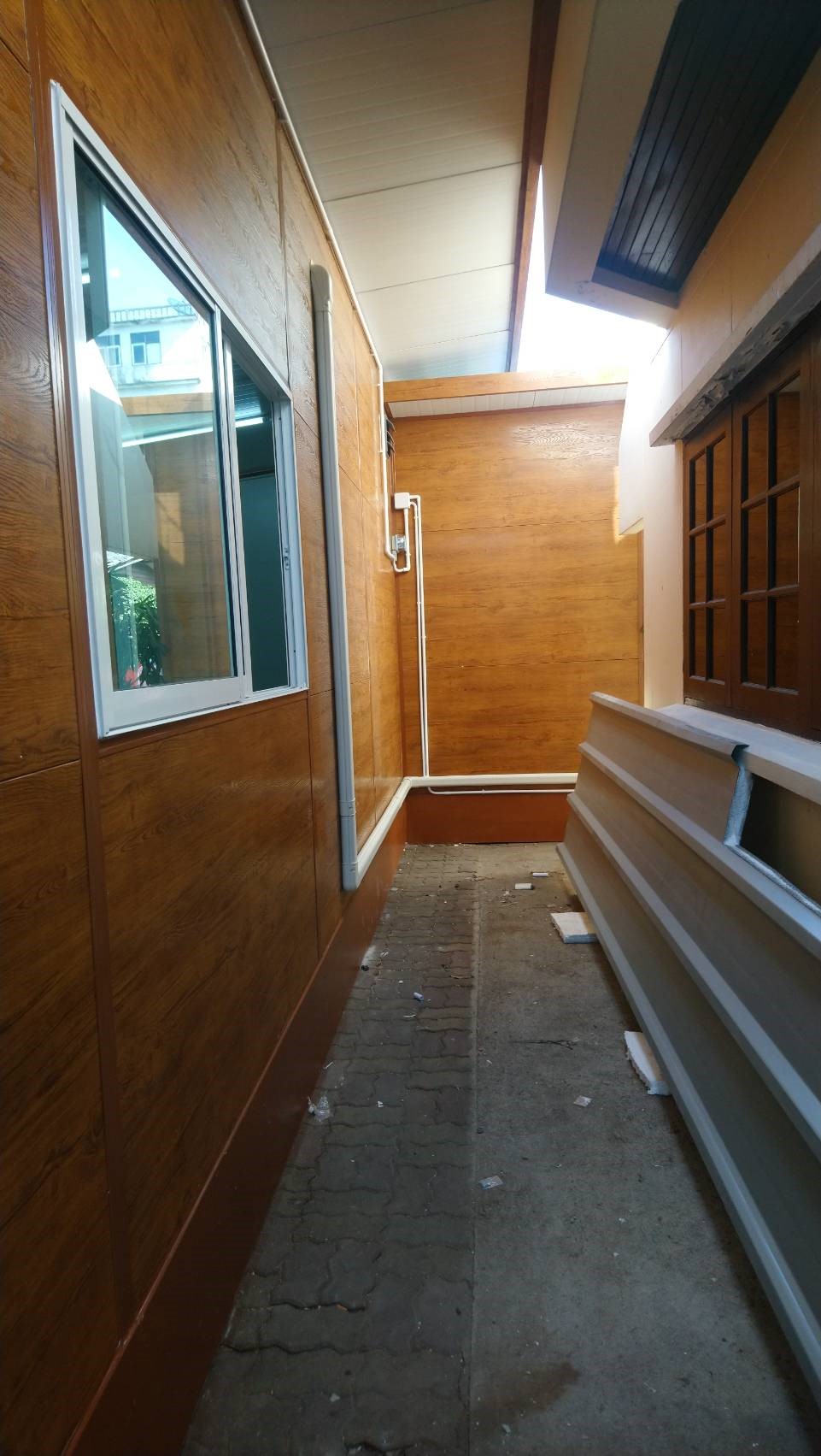 บ้านน็อคดาวน์ ผนังหลังคาepsโฟม 3.40x5.460m.