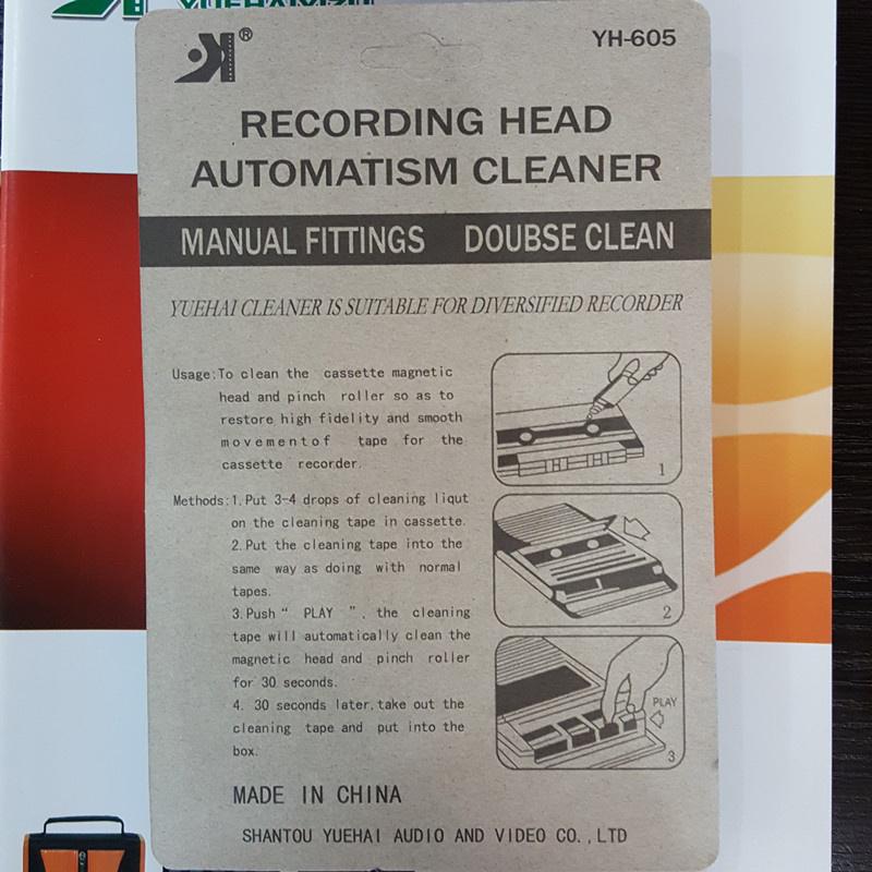 น้ำยาทำความสะอาด เครื่องเล่นเทป tape cassette cleaner