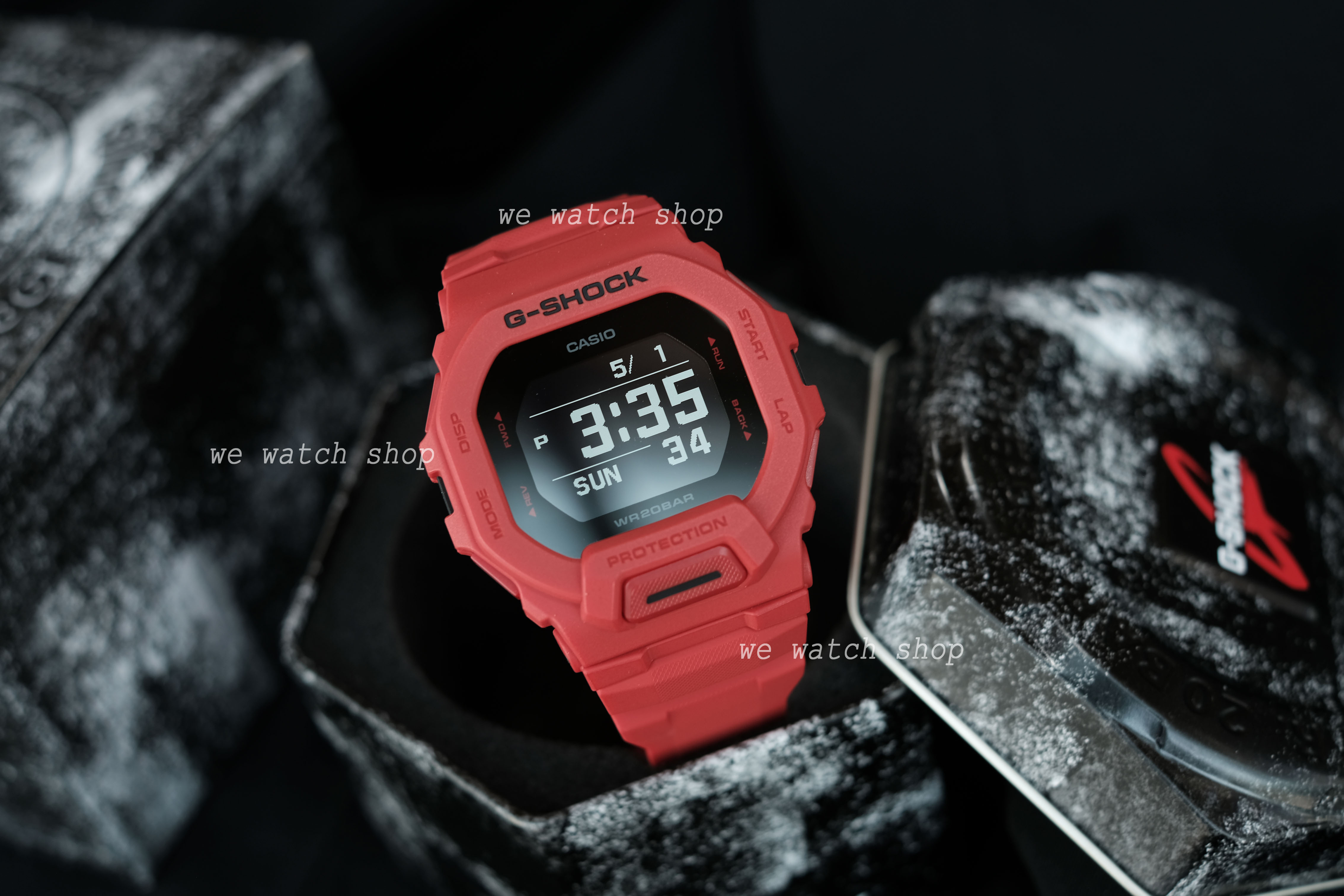 CASIO G-SHOCK รุ่น GBD-200RD-4DR สีแดง สินค้าของเเท้ รับประกันศูนย์ CMG