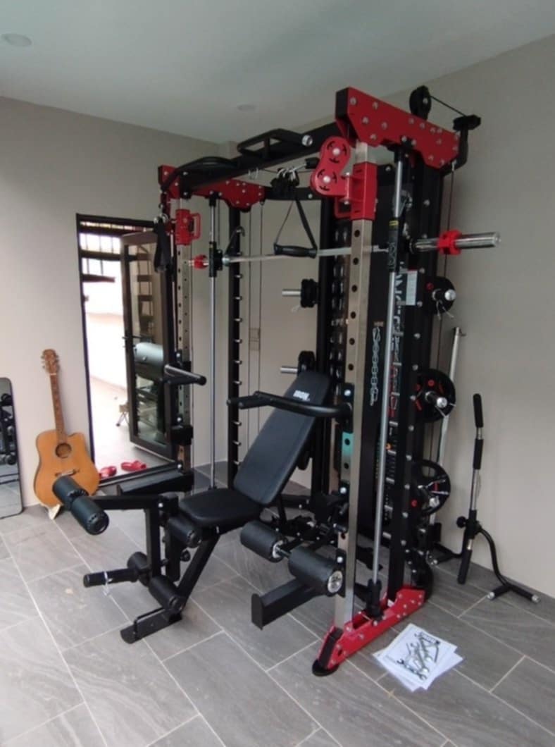สมิทแมชชีน Smith Machine Monster Force G11+ม้านั่ง204+แผ่นน้ำหนัก 50 kg