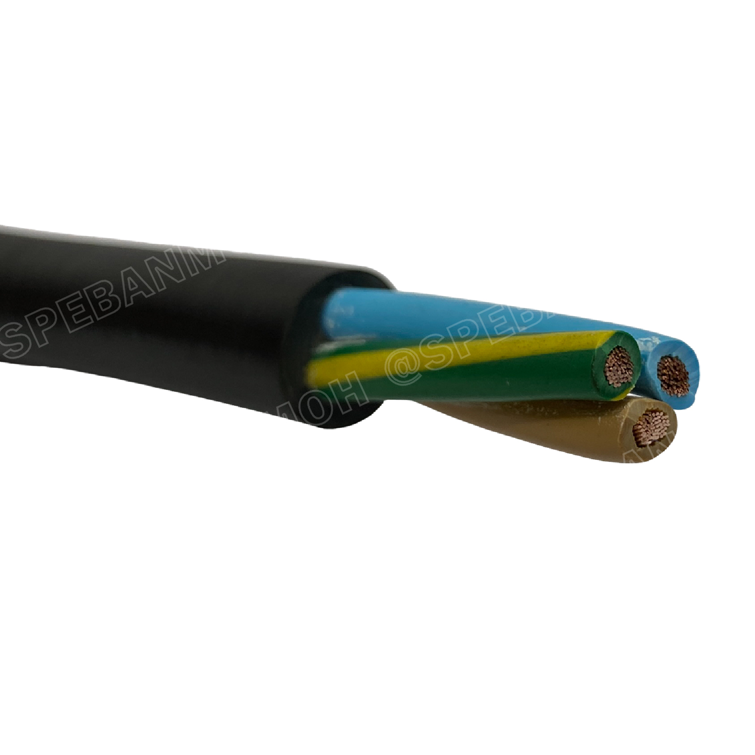 [ 100 เมตร ] VCT-G 2X4.0/4.0 สายคอนโทรลและสายอ่อน 3Gx4.0 mm2 Flexible annealed copper 2 คอร์ + กราวด์ x 4.0 sq.mm VCT 2C+GRD VCT 3คอร์ VCT 3C X 4.0 สายVCT สายไฟเมน สายไฟบ้าน สายปลั๊ก VCT AC Power Cable สายพาวเวอร์ สายดำ VCT Cable สายไฟ วีซีที กราวด์ สายอ่