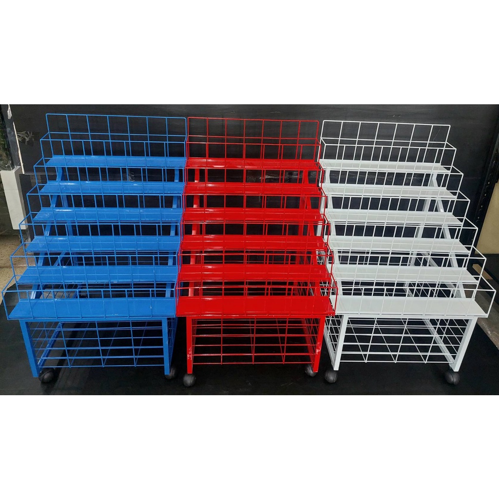ชั้นวางขวด 6 ชั้น ขนาด 60x60x100cm. ชั้นวางขวดน้ำมัน ชั้นวางขวดน้ำอัดลม ชั้นวางขวด ชั้นวางสีสเปรย์กระป๋อง ชั้นวาง 6ขั้น