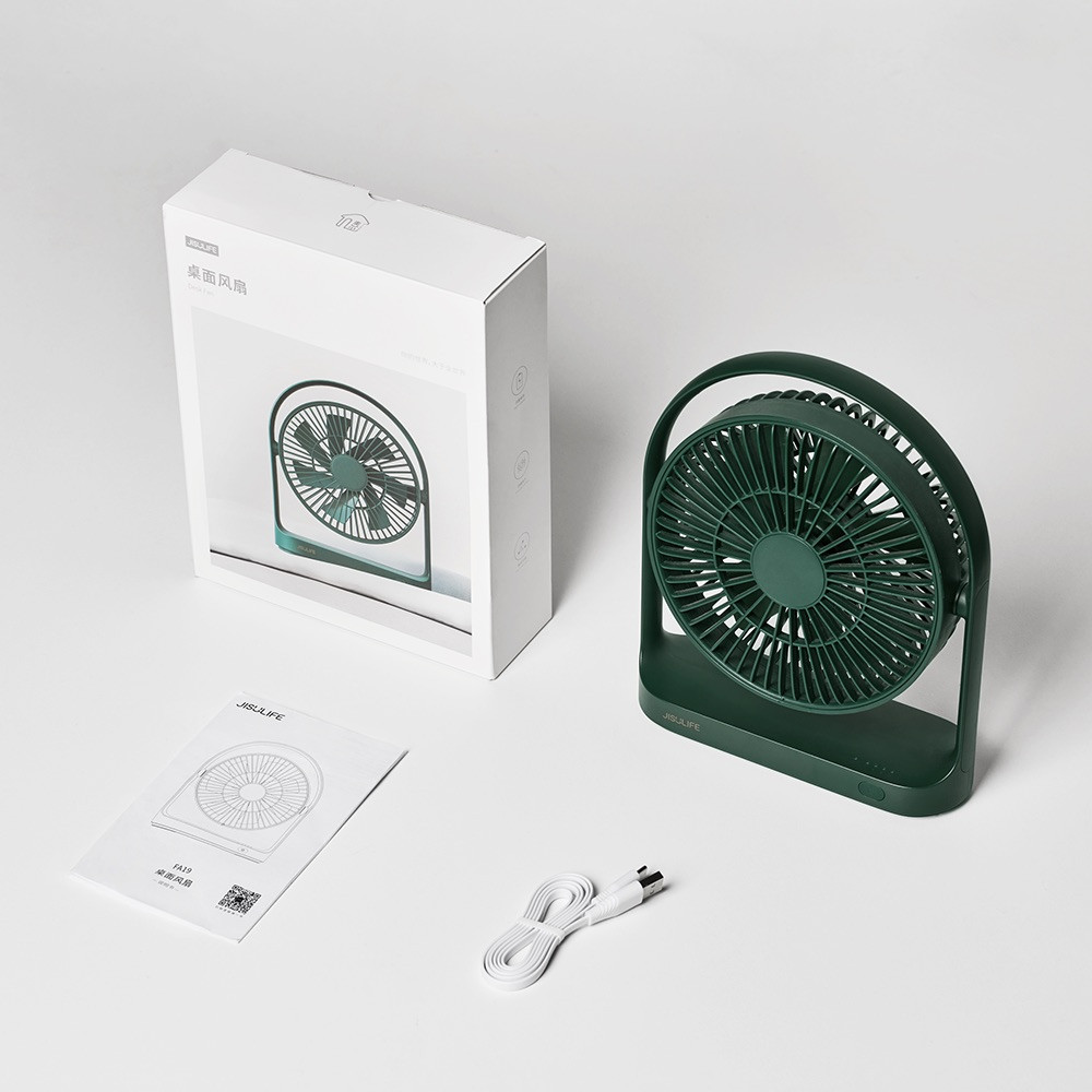พัดลมตั้งโต๊ะ Xiaomi Jisulife FA19 Desktop USB Fan สินค้าศูนย์ไทย รับประกัน 6 เดือน