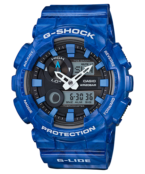 PROMOTION CASIO G-SHOCK รุ่น GAX-100MA-2ADR สีน้ำเงิน สินค้าของเเท้ รับประกันศูนย์ CMG