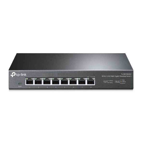 TP-LINK TL-SG108-M2 8-Port 2.5G Desktop Switch รับประกันศูนย์ไทย