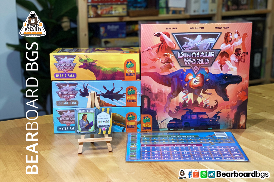 Dinosaur World KS + all expansion บอร์ดเกมของแท้