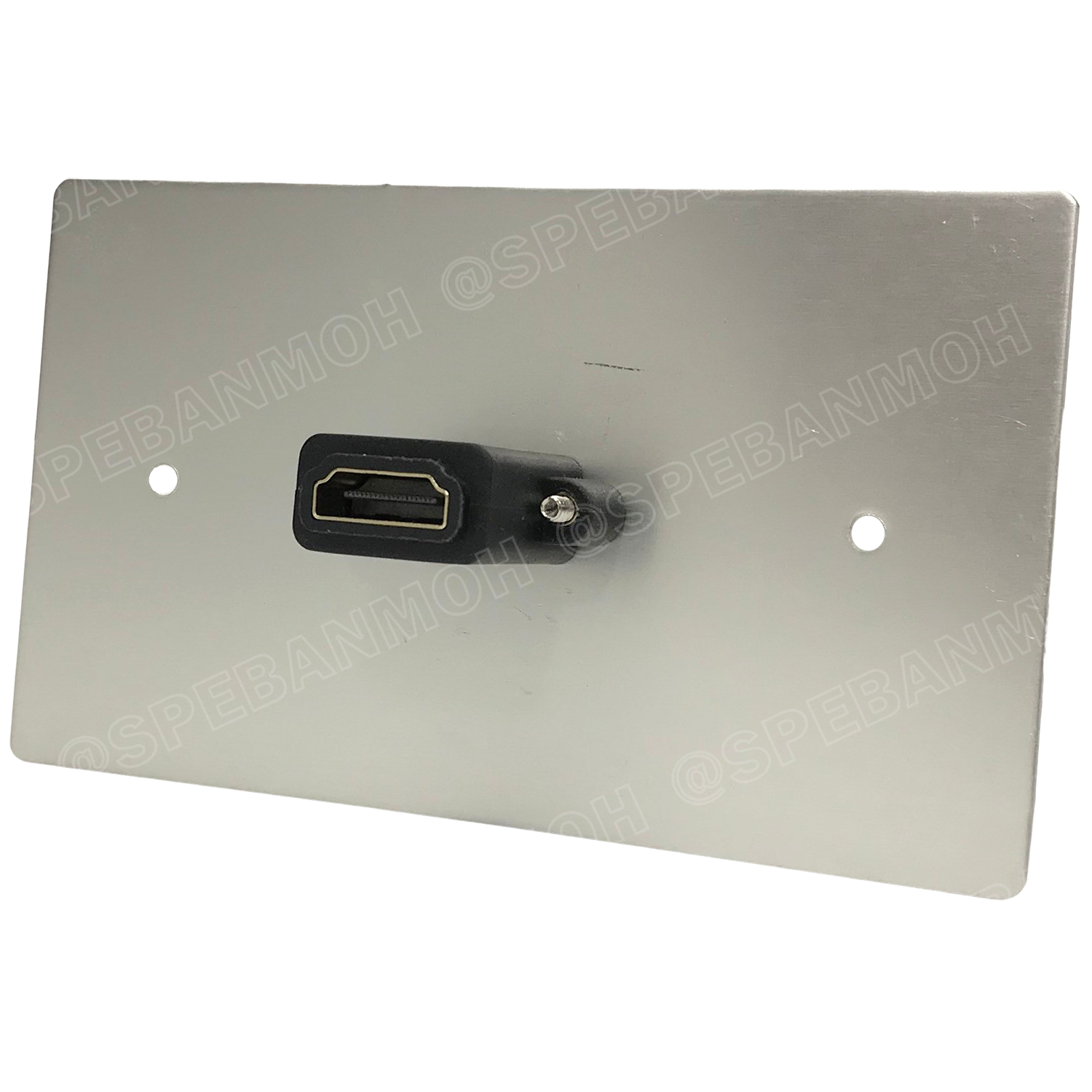 [ 1ชุด ] AMW-HDMI-01P ชุดเพลทแอมฟีนอล Amphenol Audio / Video Outlet Panel for HDMI 1 Port with Connector เพลท 1ช่อง HDMI เพลทแอมฟินอล คอนเน็คเตอร์ เอชดีเอ็มไอ Amphenol Plate อุปกรณ์เครื่องเสียง Audio Accessories เพลทเครื่องเสียง