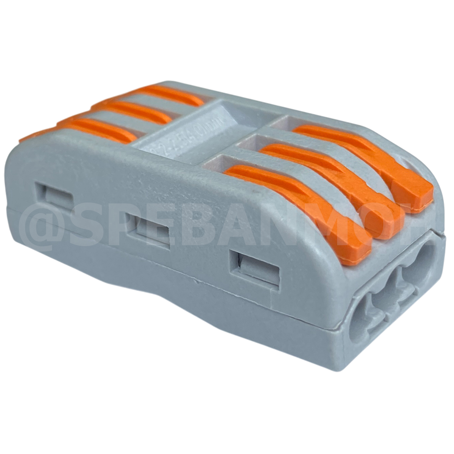 [ 1 ชิ้น ] SPL-3 ต่อตัวสายไฟ 2ช่อง Push Wire Terminal Block Connector ข้อต่อสายไฟ รวมสายไฟ ต่อรวมสายไฟ เต๋าต่อสาย ต่อสายไฟ ตัวต่อสายแบบปลอดเร็ว เทอร์มินอล ต่อสายไฟ Quick Connection Terminal แบบถอดได้ แบบปลอดเร็ว 3 ออก 3 3P คอนเน็คเตอร์เชื่อมสายไฟ
