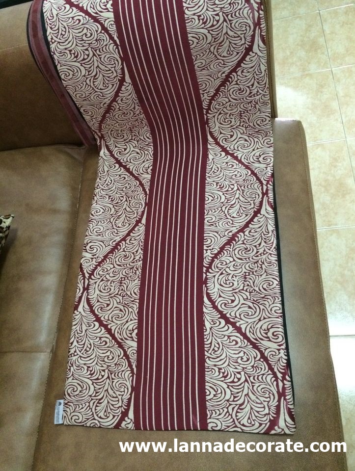ผ้าคาดเตียงลายโมเดิร์นคลาสสิค ขนาด 35*250 ซม.