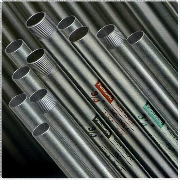 ท่อ EMT,IMC,RSC ท่อเหล็ก ท่อโค้ง และอุปกรณ์ข้อต่อท่อเหล็ก, EMT Normal Bend, Coupling, Connector, Flexible Conduct, (PANASONIC) ท่อบาง EMT รุ่น DWE, ท่อหนา IMC รุ่น DEM, ท่อหนา RSC รุ่น DWR, DSE, DFM, DME, DFM, DFR series