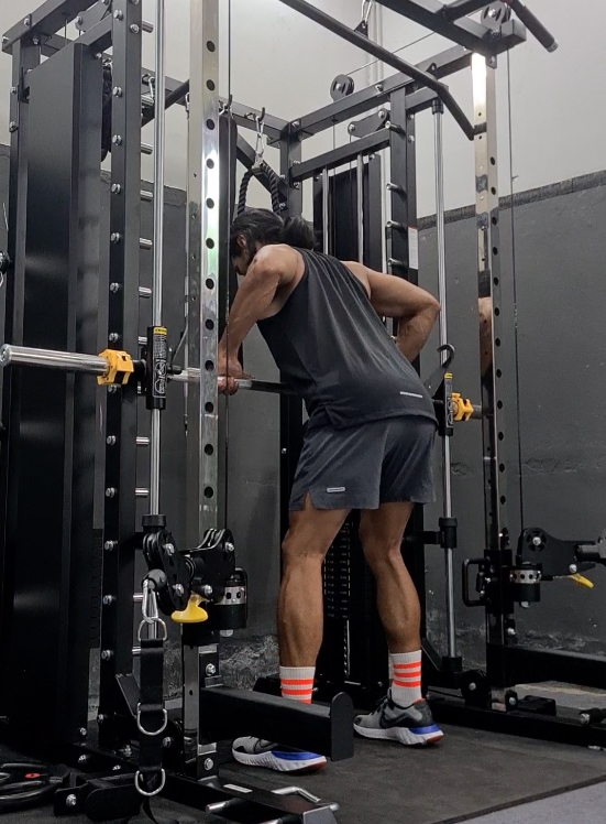 สมิทแมชชีน Altaz 3087B (Iron G20) Smith Machine Altaz 3087B (G20) ม้านั่ง202+แผ่น50kg