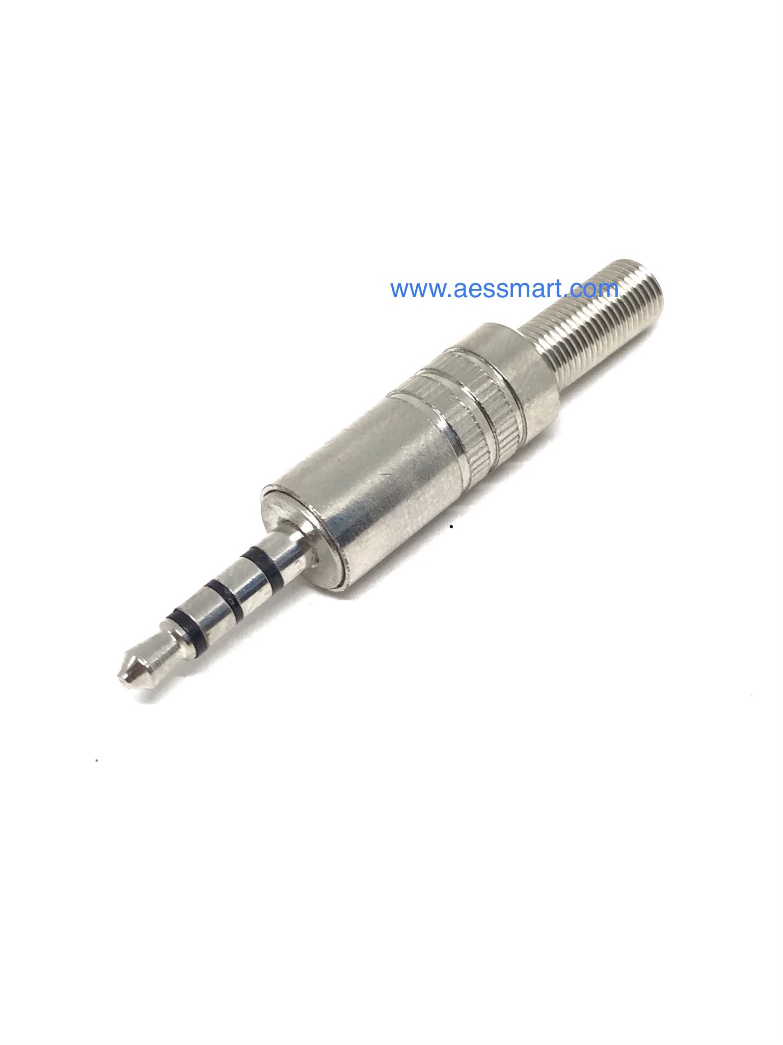 ปลั๊ก TR สเตอร์ 3 ขีดเหล็กสีเงิน (ปลั๊กหูฟัง) 3.5