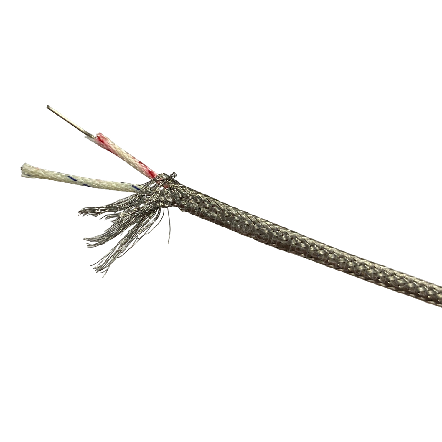 [ 100 เมตร ] TMC-K สายเซ็นเซอร์วัดอุณหภูมิ Thermocouple Wire 2Cx0.5sq.mm Type K 2คอร์ 0.5sq.mm สำหรับเครื่องวัดอุณหภูมิ และเครื่องควบคุมอุณหภูมิ Thermocouple Wire for Thermometer Meter and Temperature Control ไทป์เค สำเนา