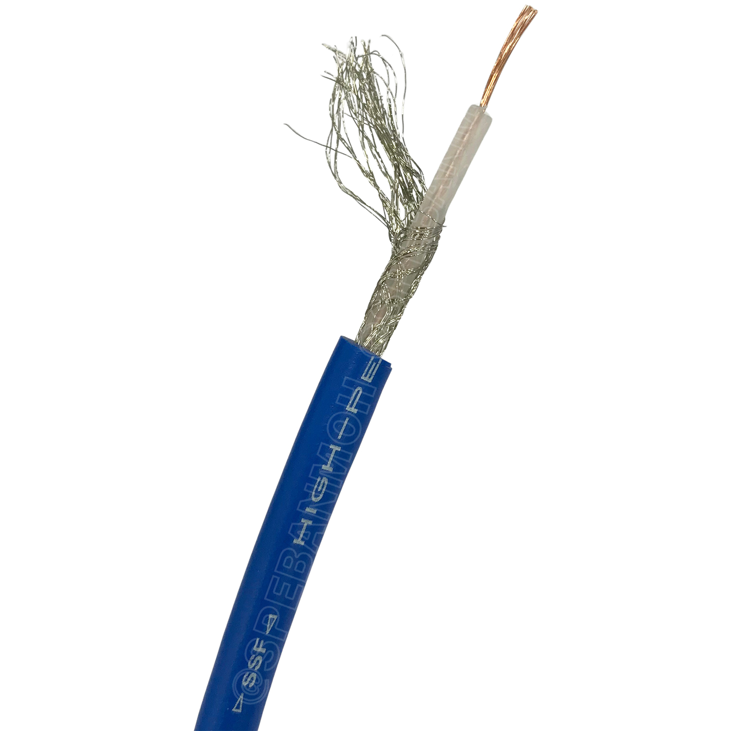 [ 50เมตร/ม้วน ] SF-MIC สายไมโครโฟน Mono SSF สีใส รุ่นทองแดงผสม 6mm Microphone Cable สายไมค์โครโฟน รุ่นประหยัด ราคาถูก สายไมค์ โมโน Audio Cable For Microphone สายสัญญาณ Copper Clad Aluminum Magnesium Wire OD : 6mm สายไมค์โมโน SSF CCAM Made in Thailand