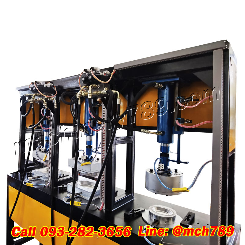 เครื่องอัดกาบหมากกึ่งอัตโนมัติ รุ่น MC-03 เครื่องขึ้นรูปจานกาบหมาก เครื่องทำจานกาบหมาก Semi Automatic Leaf Plate Making Machine