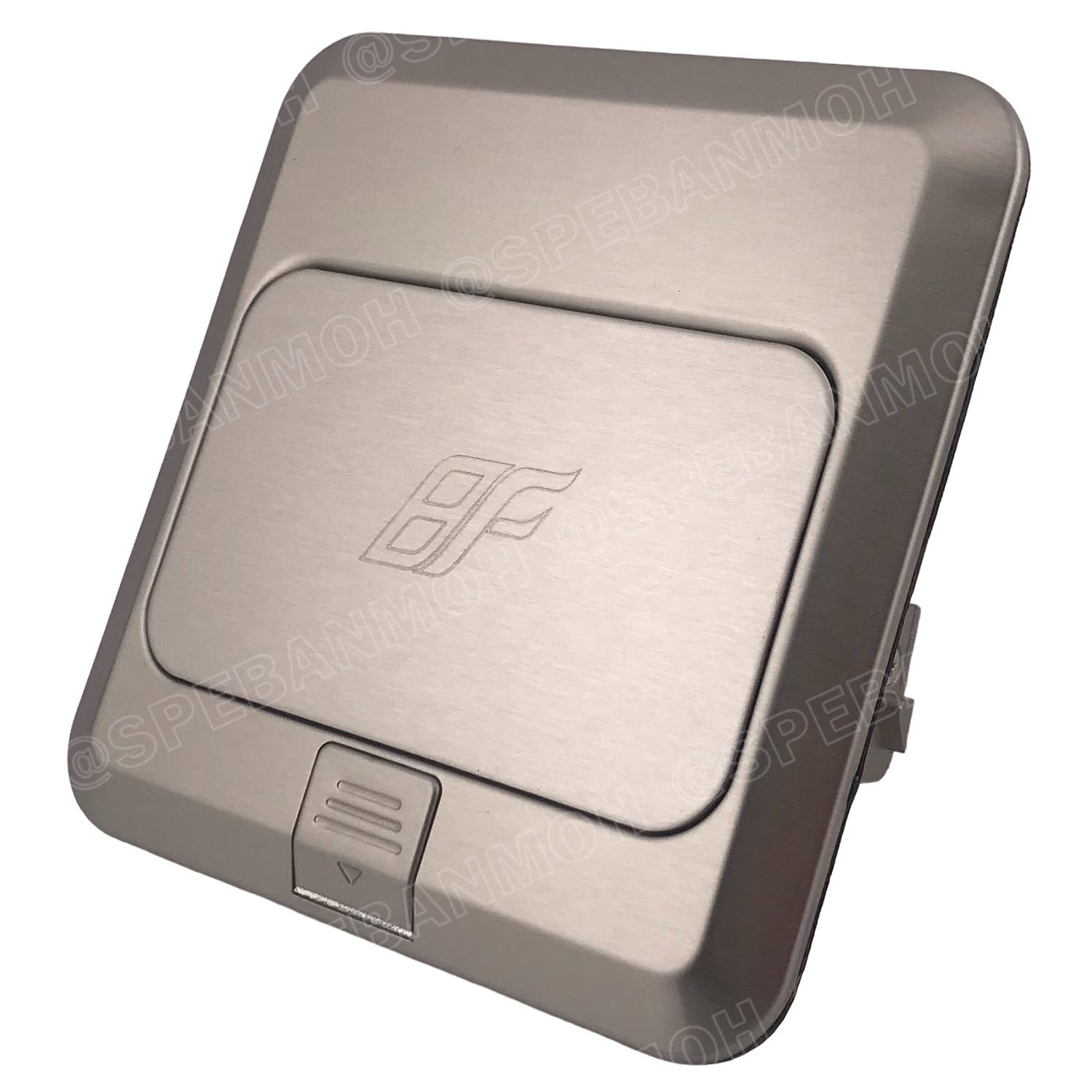 [ 1ชิ้น ] SF6120-Grey เต้ารับฝังพื้น AC Pop-up สีเทา Grey 10A 250VAC POP-UP Floor Outlet POPUP เต้ารับฝังพื้น 2 ช่อง ชุดเต้ารับฝังพื้น 3ขา 2ช่อง BF ชุดเต้ารับ เจาะพื้น เต้ารับฝังโต๊ะ TABLE SOCKETS เต้ารับแบบใช้เท้าเปิด