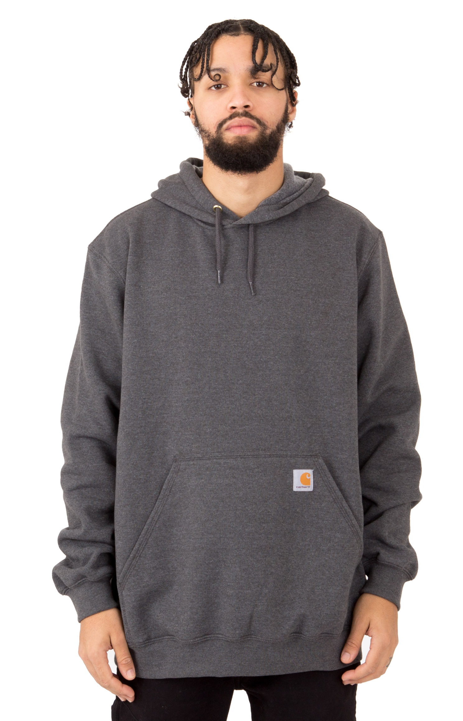 Carhartt (K121) Midweight Pullover Hoodie - Carbon Heather