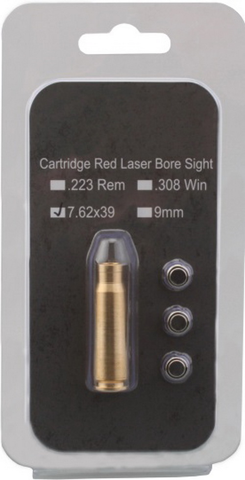 Vector Optics 7.62x39mm Caliber Cartridge Style Red Laser Bore Sight Brass กระสุนเลเซอร์ 7.62 ใช้สำหรับตั้งศูนย์
