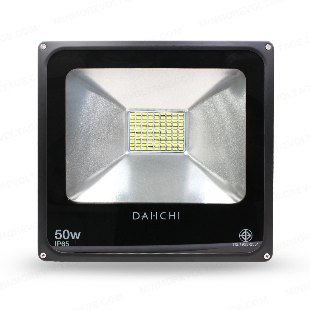 โคมฟลัดไลท์ 50w แสงขาว/Daylight กันน้ำ ประหยัดพลังงาน รุ่น Spotshine ยี่ห้อ DAI-ICHI