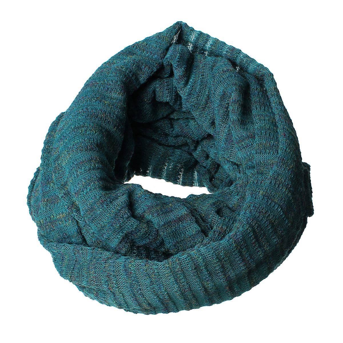 ผ้าพันคอแฟชั่นเส้นใยไหมพรมอะครีลิกสีเขียวสวยสดใสขนาด 80cm x 52cm(31 4/8" x 20 4/8"),1 ชิ้น