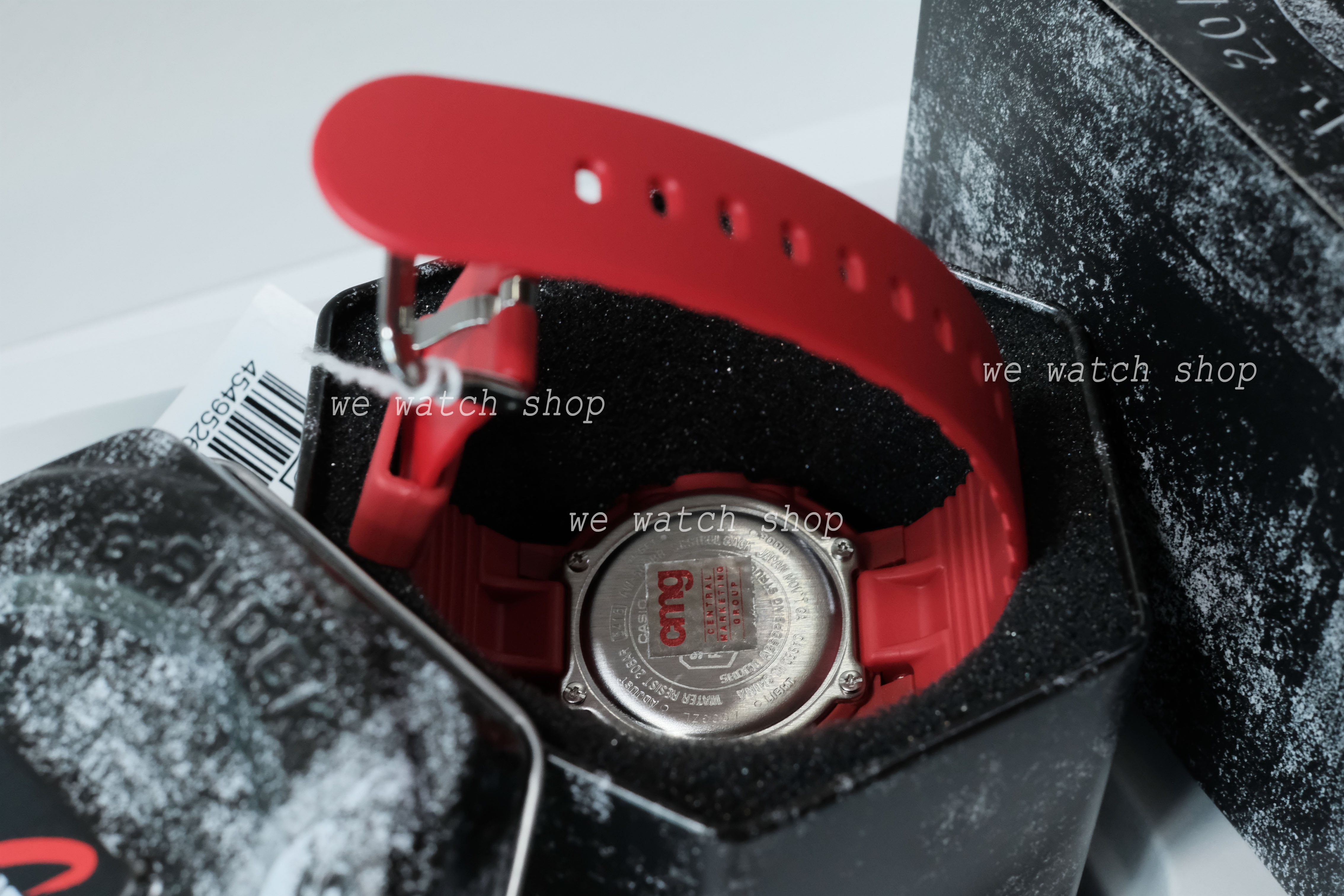 CASIO G-SHOCK รุ่น AW-500BB-4EDR สีแดง ด้าน สินค้าของเเท้ รับประกันศูนย์ CMG 1ปี