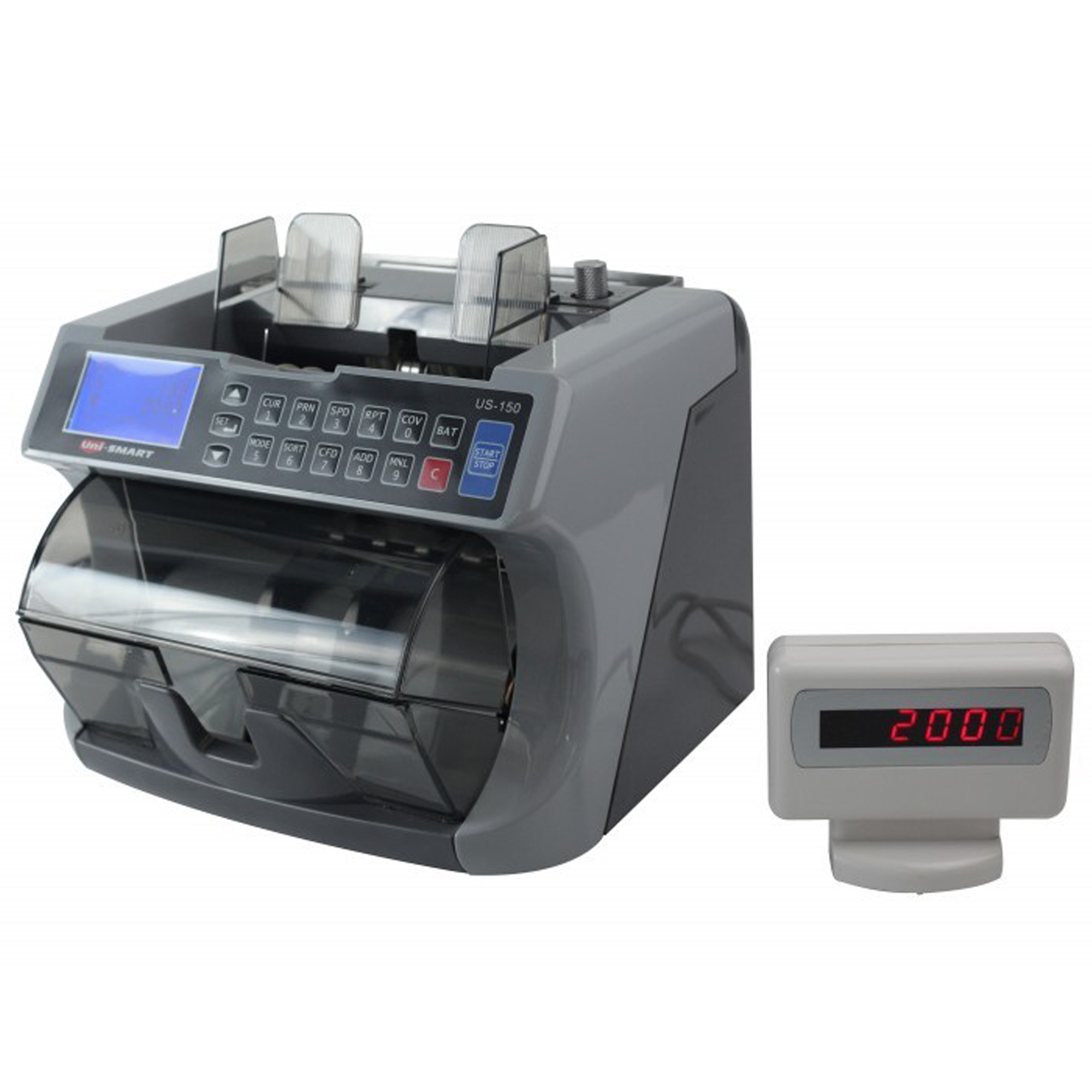 Uni-SMART เครื่องนับธนบัตร เครื่องนับเงิน เครื่องนับแบงค์ ตรวจธนบัตรปลอม US-150D